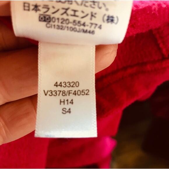 Lands’ End Textured Print Fleece Full ZIP Jacket - Picture 6 of 6